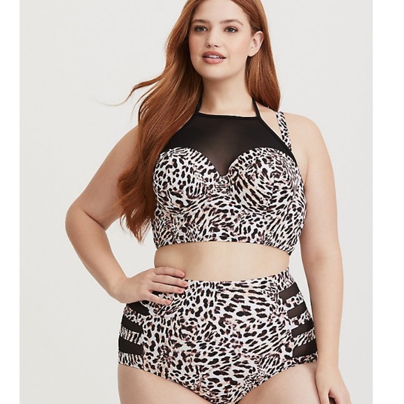 torrid Other - Torrid cheetah swim top